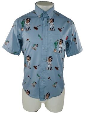 RSVLTS x MLBPA Aaron Judge The Rosevelt NY Yankees Button Shirt Men Medium